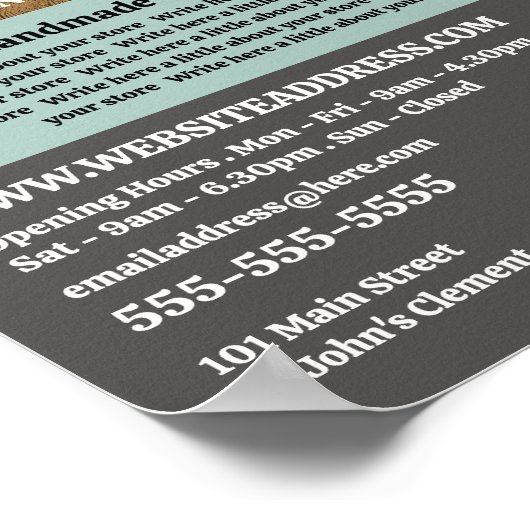 Stylischer Raum - Verkauf von Möbeln Poster (Ecke)