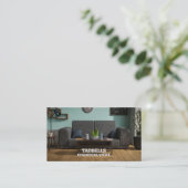 Stylischer Raum - Verkauf von Möbeln Visitenkarte (Stehend Vorderseite)