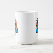Stylischer Retro-Miami-Beach-Reise Kaffeetasse (Mittel)