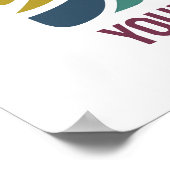 Stylischer Schmetterling Fakultativer Text Poster (Ecke)