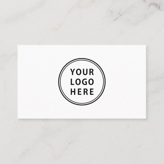 Stylischer Script-Logo QR-Code Beruflich Visitenkarte (Rückseite)