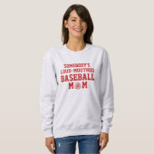 Stylischer Spaß LAUTSTARK-MUTTER BEIM BASEBALL Sweatshirt (Vorne ganz)
