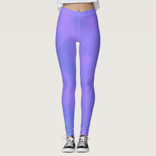 Stylischer Storm Cloud-Effekt Blau Leggings