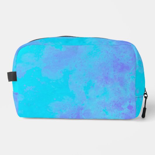 Stylischer Storm Cloud-Effekt Blau lila Waschbeutel (Vorderseite)