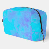 Stylischer Storm Cloud-Effekt Blau lila Waschbeutel (Rechte Ecke)