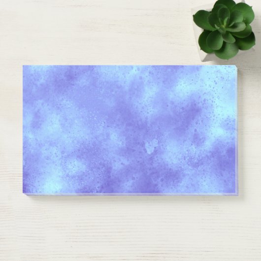 Stylischer Storm Cloud-Effekt Blau Post-it Klebezettel (Büro)