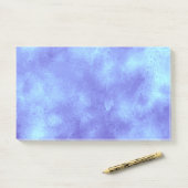 Stylischer Storm Cloud-Effekt Blau Post-it Klebezettel (Auf Schreibtisch)