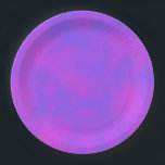 Stylischer Storm Cloud-Effekt Blau Rosa Pappteller<br><div class="desc">Ein einfaches Muster, das durch Schichten gesprenkelter Punkte geschaffen wird, die sich überschneiden und eine Reihe von Patches bilden, die Sturmwolken ähneln. Verwenden Sie dieses Design, um ein Logo, einen Namen, einen Slogan oder sogar ein Bild Ihrer Wahl hinzuzufügen. Perfekt für Geburtstage, Office-Party, Grillen’S und mehr!</div>