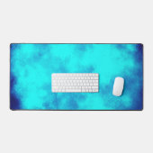 Stylischer Storm Cloud-Effekt Blau Schreibtischunterlage (Tastatur & Maus)