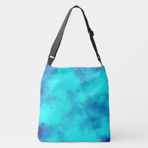 Stylischer Storm Cloud-Effekt Blau Tragetaschen Mit Langen Trägern