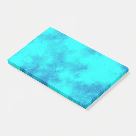 Stylischer Storm Cloud-Effekt Blue Sky Post-it Klebezettel (angewinkelt)