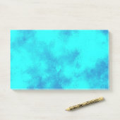 Stylischer Storm Cloud-Effekt Blue Sky Post-it Klebezettel (Auf Schreibtisch)