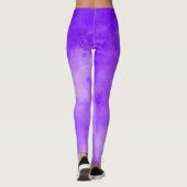 Stylischer Storm Cloud-Effekt Blueberry Leggings (Rückseite)