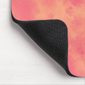 Stylischer Sturmwolke-Effekt-Pfirsich Mousepad (Ecke)