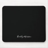 Stylischer Text mit einem benutzerdefinierten schw Mousepad (Vorne)