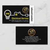 Stylischer Zuhause Electrical Wire Circuit Visitenkarte (Vorne/Hinten)