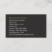 Stylisches Auto Detail Auto Paint EU Visitenkarte (Rückseite)