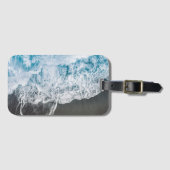 Stylisches Beach Vibes Abstrakt Gepäckanhänger (Vorderseite (Horizontal))