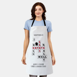 Stylisches Crossword I SELL REAL ANWESEN Schürze