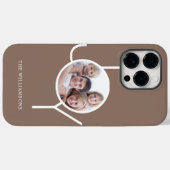 Stylisches Custom Foto Brown Case-Mate iPhone Hülle (Rückseite (Horizontal))