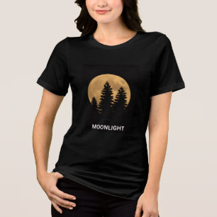Stylisches Damen-T-Shirt, lässiger, trendiger Schn Tri-Blend Shirt