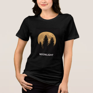 Stylisches Damen-T-Shirt, lässiger, trendiger Schn Tri-Blend Shirt