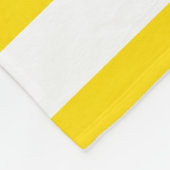 Stylisches, gelb gestrichenes, individuelles Templ Fleecedecke (Ecke)