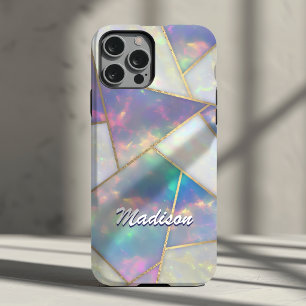 Stylisches holografisches Achat-Geometrisches Case-Mate iPhone Hülle