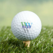 stylisches INTIAL-Logo, minimales Logo Golfball (Insitu T-Shirt)