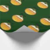 Stylisches Irish Pub Bierlogo Geschenkpapier (Ecke)