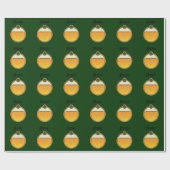 Stylisches Irish Pub Bierlogo Geschenkpapier (Flach)