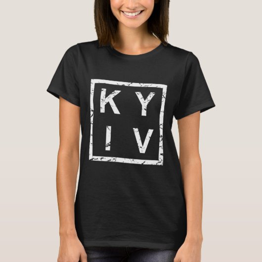 Stylisches Kiew Kiew T-Shirt (Vorderseite)