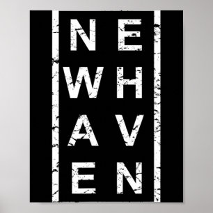 Stylisches New Haven Poster