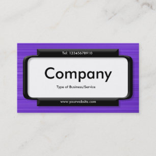 Stylisches Panel - Gebürstete Violette Textur Visitenkarte