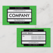 Stylisches Panel II - Helle grüne Textur Visitenkarte (Vorne/Hinten)