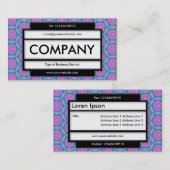 Stylisches Panel II - Terrazzo Muster Visitenkarte (Vorne/Hinten)