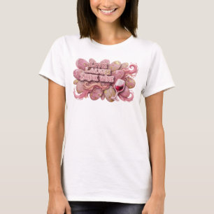 Stylisches Pink LIVE LAUGH DRINK WINE Tee