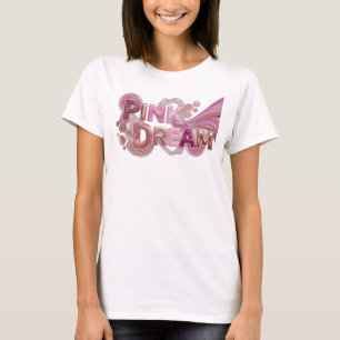 Stylisches Pink PINK DREAM Statement T-Shirt