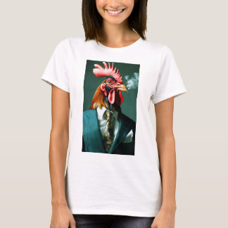 Stylisches Rooster-Rauchen als Weed Cigar Figurine T-Shirt