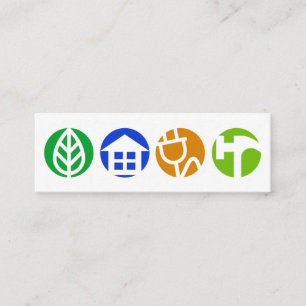 Stylisches Rundschild für den Bau eines allgemein Mini Visitenkarte