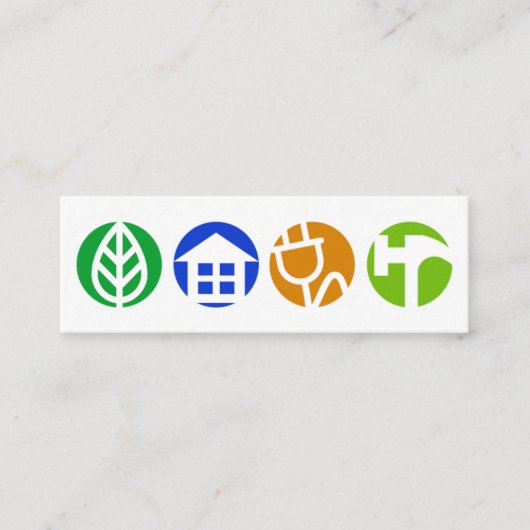 Stylisches Rundschild für den Bau eines allgemeine Mini Visitenkarte (Vorderseite)