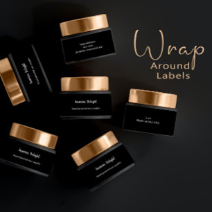 Stylisches Schwarz-weißes Skincare Product Busines