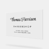 Stylisches Skriptgeschäft Acrylschild (Winkel)