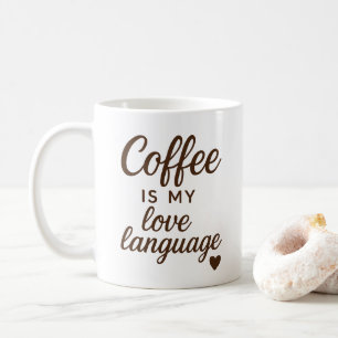 Stylisches, spielerisches Café Inspiriert Typograf Kaffeetasse