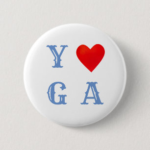 Stylisches Yoga Button