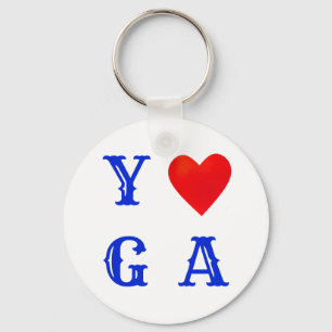 Stylisches Yoga Schlüsselanhänger