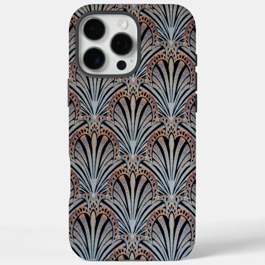 Stylised Art Deco Fan Design Case-Mate iPhone Hülle (Rückseite)