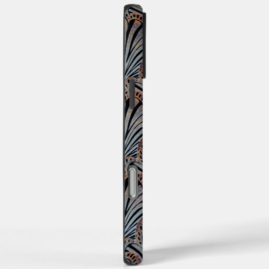 Stylised Art Deco Fan Design Case-Mate iPhone Hülle (Rückseite / Rechts)