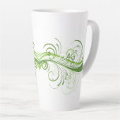 Stylish 17 oz Latte Mug with Bold Graphic Art Milchtasse (Rechte Ecke)
