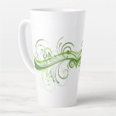 Stylish 17 oz Latte Mug with Bold Graphic Art Milchtasse (Linke Ecke)